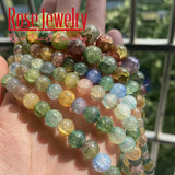 Dragon Veins Quartz Stone Beads Jewelry Making Round Loose Beads