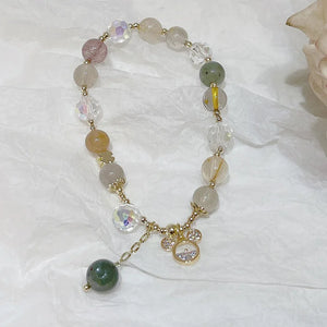 Colorful Crystal Natural Stone Lucky Bracelets for Women