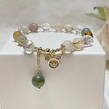 Colorful Crystal Natural Stone Lucky Bracelets for Women