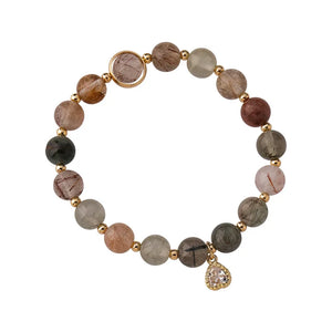 Colorful Crystal Strawberry Crystal Bracelet Women Bracelets Jewelry
