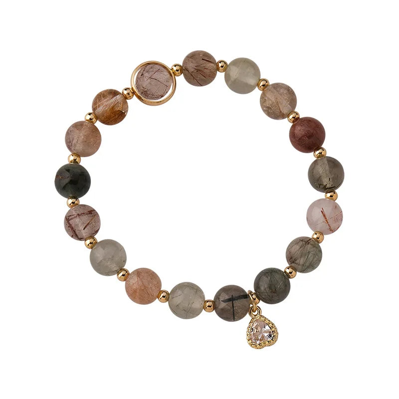 Colorful Crystal Strawberry Crystal Bracelet Women Bracelets Jewelry
