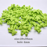 Colorful Bear Acrylic Beads for DIY Jewelry Making