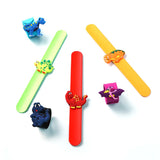 Colorful Dinosaur Snap Slap Wristband Kids Bracelet Enfant Bangle