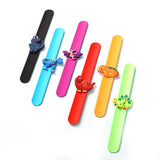 Colorful Dinosaur Snap Slap Wristband Kids Bracelet Enfant Bangle