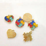 Colorful Enamel Alloy Charms 20pcs Necklace Pendants