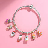 Colorful Enamel Beads Pirate Warrior Cat Charms 925 Silver Jewelry