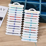 Colorful Evil Eye Beaded Bracelet Braided String Lucky Charm Bracelet