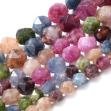 Colorful Faceted Tourmaline Beads for DIY Jewelry Making 6/8/10mm