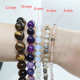 Colorful Faceted Tourmaline Beads for DIY Jewelry Making 6/8/10mm