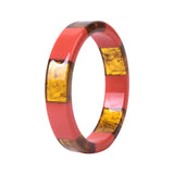 Colorful Acrylic Bracelet Bangles Femme Resin Wide Cuff Bangles for Women