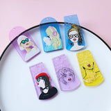 Colorful Women Image Printing Resin Charms 24pcs DIY Jewelry Findings