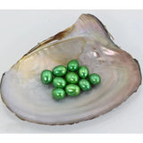 20pcs 7-8mm Loose Oval Pearl Beads DIY Jewelry Making 25 Colors FP396