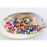 20pcs 7-8mm Loose Oval Pearl Beads DIY Jewelry Making 25 Colors FP396