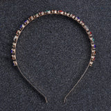 Colorful Glass Crystal Headband Hairband Wedding Party Hairwear