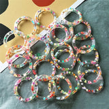 40pcs 28mm Glitter Stars Round Resin Jewelry Charms, Earring Necklace Pendants