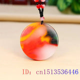 Green Jade Carved Pendant Chinese Charm Amulet