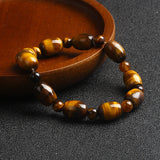 Green Peacock Agate Bracelets Women Natural Stone Beads Bangle