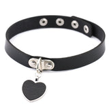 Harajuku Heart Pendant Lolita Choker Necklace 40CM