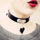 Harajuku Heart Pendant Lolita Choker Necklace 40CM
