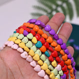 Colorful Heart Choker Necklace Bohemian Seed Beads Eye Pendant
