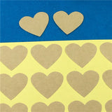 Colorful Heart Shape Sticker Labels 300Pcs