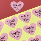 Colorful Heart Shape Sticker Labels 300Pcs