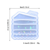 Colorful Holographic Hair Clip HairClips Resin Silicone Mold DIY Craft