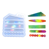Colorful Holographic Hair Clip HairClips Resin Silicone Mold DIY Craft