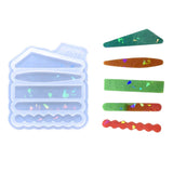 Colorful Holographic Hair Clip HairClips Resin Silicone Mold DIY Craft