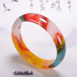Colorful Jade Bracelet Hetian Jade Ladies Joker Bracelet