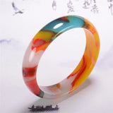 Colorful Jade Bracelet Hetian Jade Ladies Joker Bracelet
