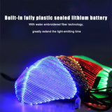 LED Fiber Mask Rechargeable Christmas Sports Bar Dance Party Mask
