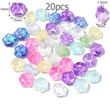 Colorful Lampwork Beads Butterfly Spacer Bear Paw Crab Glass Beads