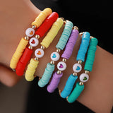 Boho Beaded Love Heart Bracelet Set for Women
