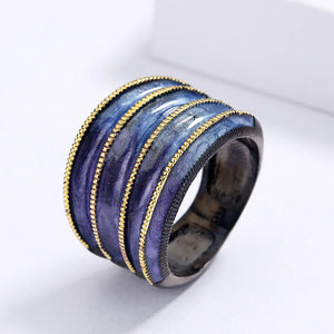 Colorful Stacked Rings For Women Bohemian Party Jewelry