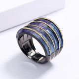 Colorful Stacked Rings For Women Bohemian Party Jewelry