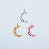 Colorful Moon DIY Jewelry for Pendant Bracelet Earrings KeyChain Necklace Making