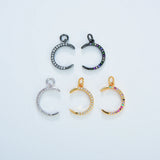 Colorful Moon DIY Jewelry for Pendant Bracelet Earrings KeyChain Necklace Making