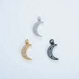 Colorful Moon DIY Jewelry for Pendant Bracelet Earrings KeyChain Necklace Making