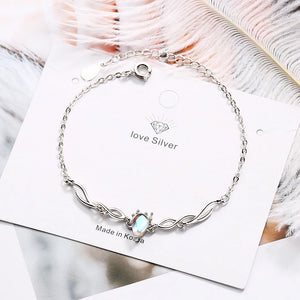 Colorful Moonstone Antlers Bracelet for Women - Party Gift