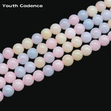 Colorful Morganite Stone Beads 6 8 10mm