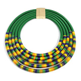 Colorful Rope Chains Necklaces Indian Jewelry Statement Chokers African