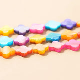 Colorful Mother of Pearl Four-Leaf Clover Beads for Jewelry Making