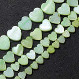 Shell Beads Heart Shape Mother of Pearl for Jewelry Making