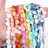 Shell Beads Heart Shape Mother of Pearl for Jewelry Making