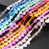 Shell Beads Heart Shape Mother of Pearl for Jewelry Making
