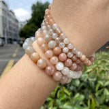 Colorful Moonstone Beads for Jewelry Making DIY Necklace Bracelet Earring