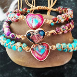 Colorful Natural Stone Bracelet Personalized Gift