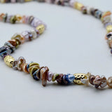 Colorful Baroque Pearl Necklace Rainbow Choker Women Necklace