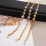 Peach Crystal Zircon Bracelet Jewelry - Fantastic Wristlet Trinket